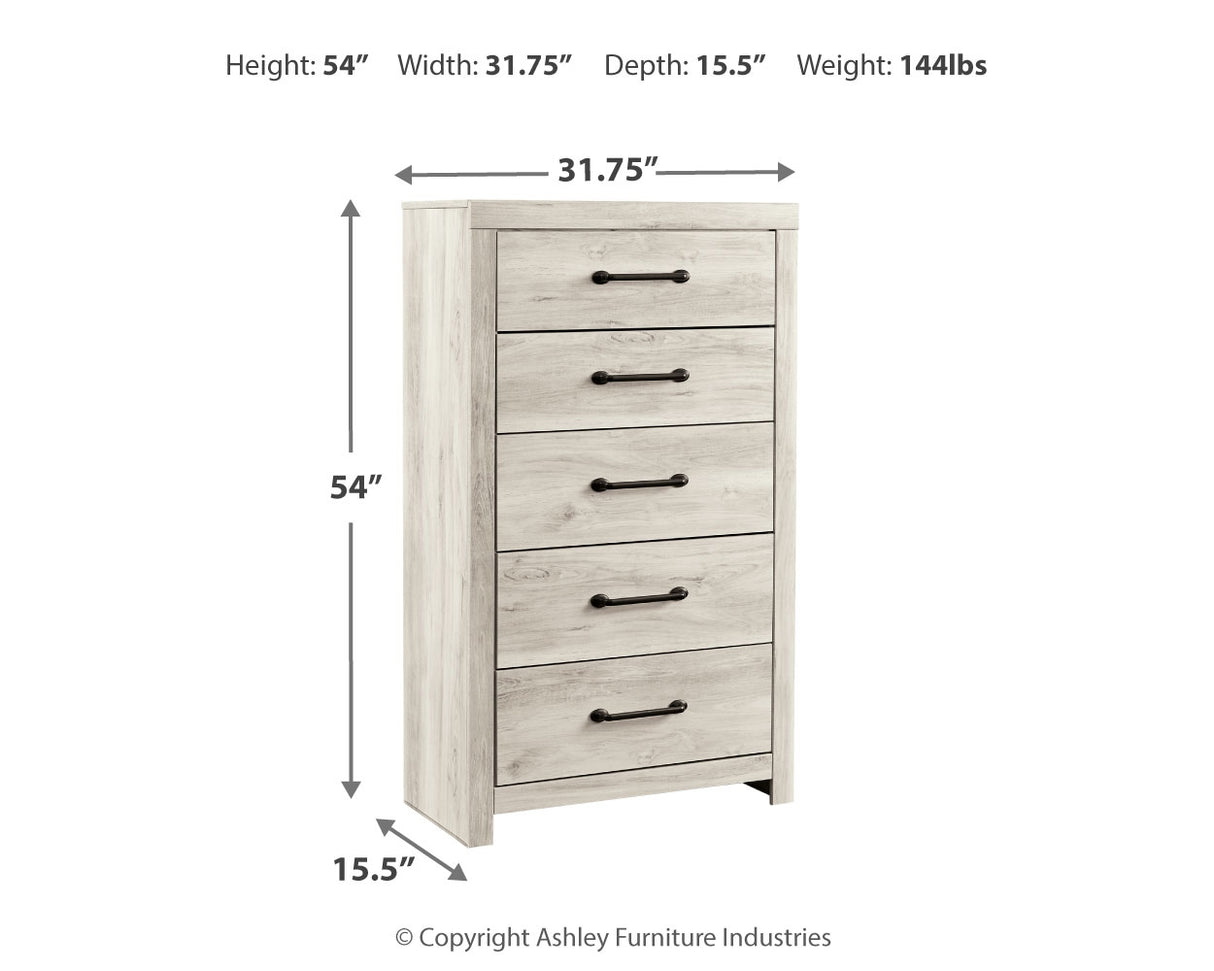 Cambeck Queen Storage Bed, Chest and 2 Nightstands