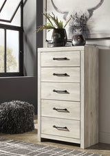 Cambeck King Panel Storage Bed, Dresser, Mirror, Chest and Nightstand