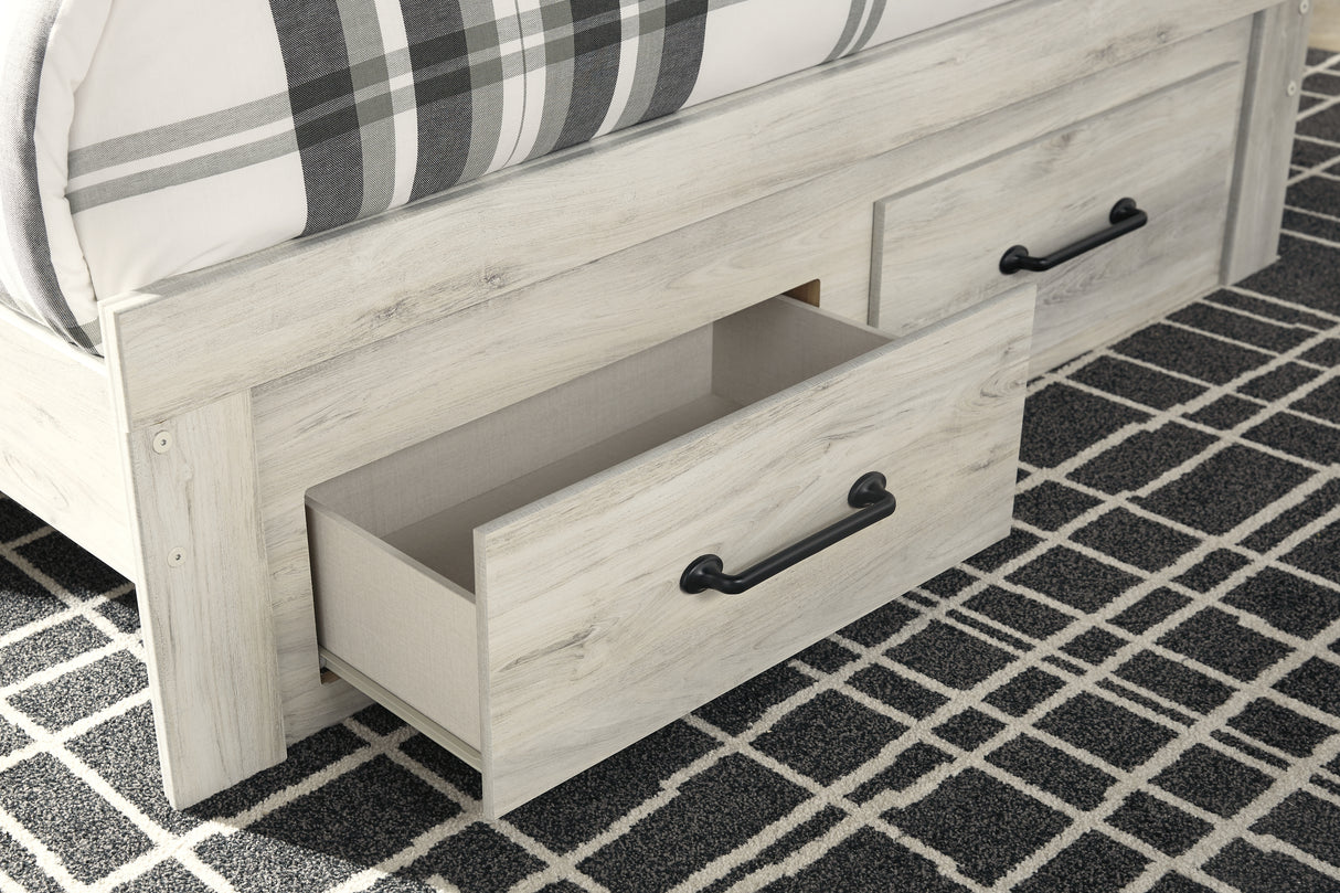 Cambeck Queen Panel Storage Bed, Dresser and Nightstand