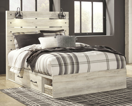 Furniture City Houma - Ashley Furniture - Cambeck Queen Panel Bed with 2 Storage Drawers - Queen Panel Bed with 2 Storage Drawers - B192B17