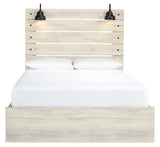 Cambeck Queen Panel Bed with Storage, Dresser, Mirror, Chest and 2 Nightstands
