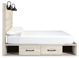 Cambeck Queen Panel Bed with Storage, Dresser, Mirror and 2 Nightstands