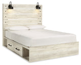 Cambeck Queen Panel Bed with Storage, Dresser and 2 Nightstands