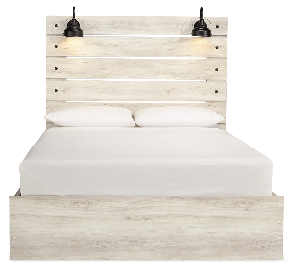 Cambeck Queen Panel Bed with Storage, Dresser and Nightstand