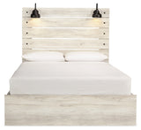Cambeck Queen Panel Bed with Storage, Dresser and Nightstand