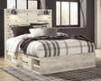 Furniture City Houma - Ashley Furniture - Cambeck Queen Panel Bed with 4 Storage Drawers - Queen Panel Bed with 4 Storage Drawers / Whitewash - B192B24