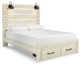 Cambeck Queen Panel Storage Bed, Dresser and Mirror