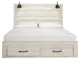 Cambeck King Storage Bed, 2 Dressers, Mirror, and 2 Nightstands