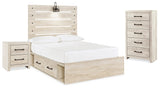Furniture City Houma - Ashley Furniture - Cambeck Full Panel Bed with Storage, Chest and Nightstand - Full Panel Bed with Storage, Chest and Nightstand - B192B95