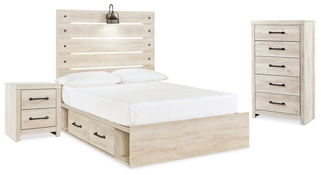 Furniture City Houma - Ashley Furniture - Cambeck Full Panel Bed with Storage, Chest and Nightstand - Full Panel Bed with Storage, Chest and Nightstand - B192B95