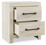Cambeck Full Panel Bed with Storage, Dresser, Mirror and Nightstand