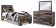 Furniture City Houma - Ashley Furniture - Derekson Twin Panel Bed, Dresser and Mirror - Twin Panel Bed, Dresser and Mirror - B200B3