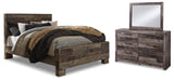 Furniture City Houma - Ashley Furniture - Derekson Queen Panel Bed, Dresser and Mirror - Queen Panel Bed, Dresser and Mirror - B200B7