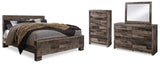 Derekson King Panel Bed
