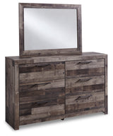 Derekson Full Panel Bed, Dresser, Mirror and Nightstand