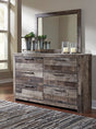 Furniture City Houma - Ashley Furniture - Derekson Bedroom Mirror - Bedroom Mirror / Multi Gray - B200-36