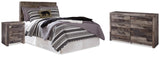 Furniture City Houma - Ashley Furniture - Derekson Full Panel Headboard, Dresser and Nightstand - Full Panel Headboard, Dresser and Nightstand - B200B57
