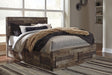 Furniture City Houma - Ashley Furniture - Derekson Queen Panel Bed with 6 Storage Drawers - Queen Panel Bed with 6 Storage Drawers / Multi Gray - B200B8