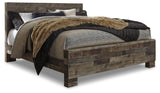 Derekson King Panel Bed and 2 Nightstands