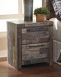 Furniture City Houma - Ashley Furniture - Derekson Nightstand - Two Drawer Night Stand / Multi Gray - B200-92