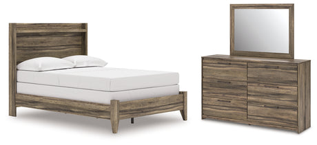 Elbrim Full Panel Bed, Dresser and Mirror