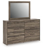 Furniture City Houma - Ashley Furniture - Elbrim Bedroom - Dresser and Mirror / Brown - PCB2005B1