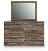 Elbrim King Panel Bed, Dresser, Mirror and Nightstand