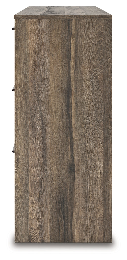 Elbrim Full Storage Bed, Dresser and Nightstand