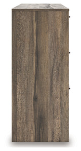 Elbrim Full Storage Bed, Dresser and Nightstand