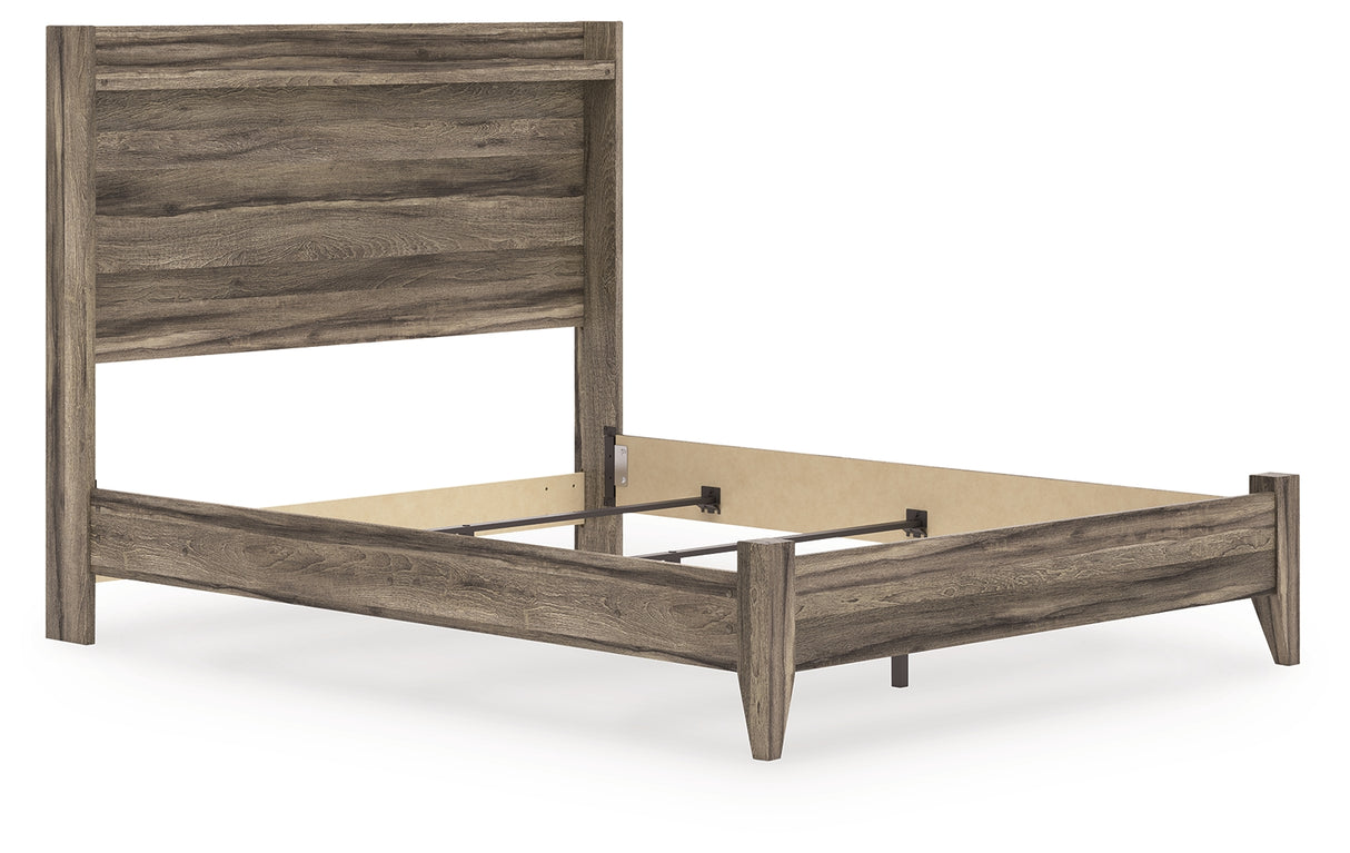 Elbrim Queen Panel Bed, Dresser, Mirror and Nightstand