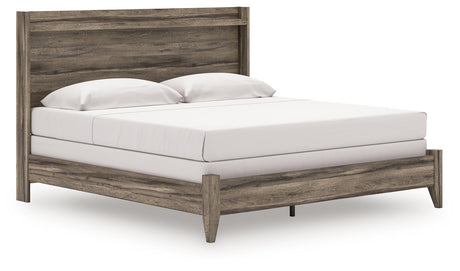 Furniture City Houma - Ashley Furniture - Elbrim King Panel Bed - King Panel Bed / Brown - PCB2005B6