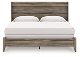 Elbrim King Panel Bed, Dresser, Mirror and Nightstand