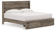 Furniture City Houma - Ashley Furniture - Elbrim King Panel Storage Bed - King Panel Storage Bed / Brown - PCB2005B7