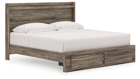 Furniture City Houma - Ashley Furniture - Elbrim King Panel Storage Bed - King Panel Storage Bed / Brown - PCB2005B7