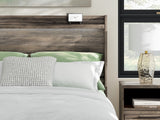 Elbrim King Panel Storage Bed, Dresser and Nightstand