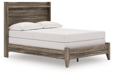 Furniture City Houma - Ashley Furniture - Elbrim Full Panel Bed - Full Panel Bed / Brown - PCB2005B8