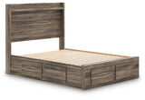 Elbrim Full Panel Storage Bed, Dresser and Mirror