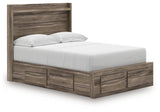 Elbrim Full Panel Storage Bed, Dresser and Mirror