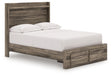 Furniture City Houma - Ashley Furniture - Elbrim Full Panel Storage Bed - Full Panel Storage Bed / Brown - PCB2005B10