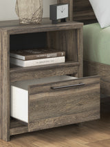 Elbrim King Panel Storage Bed, Dresser and Nightstand