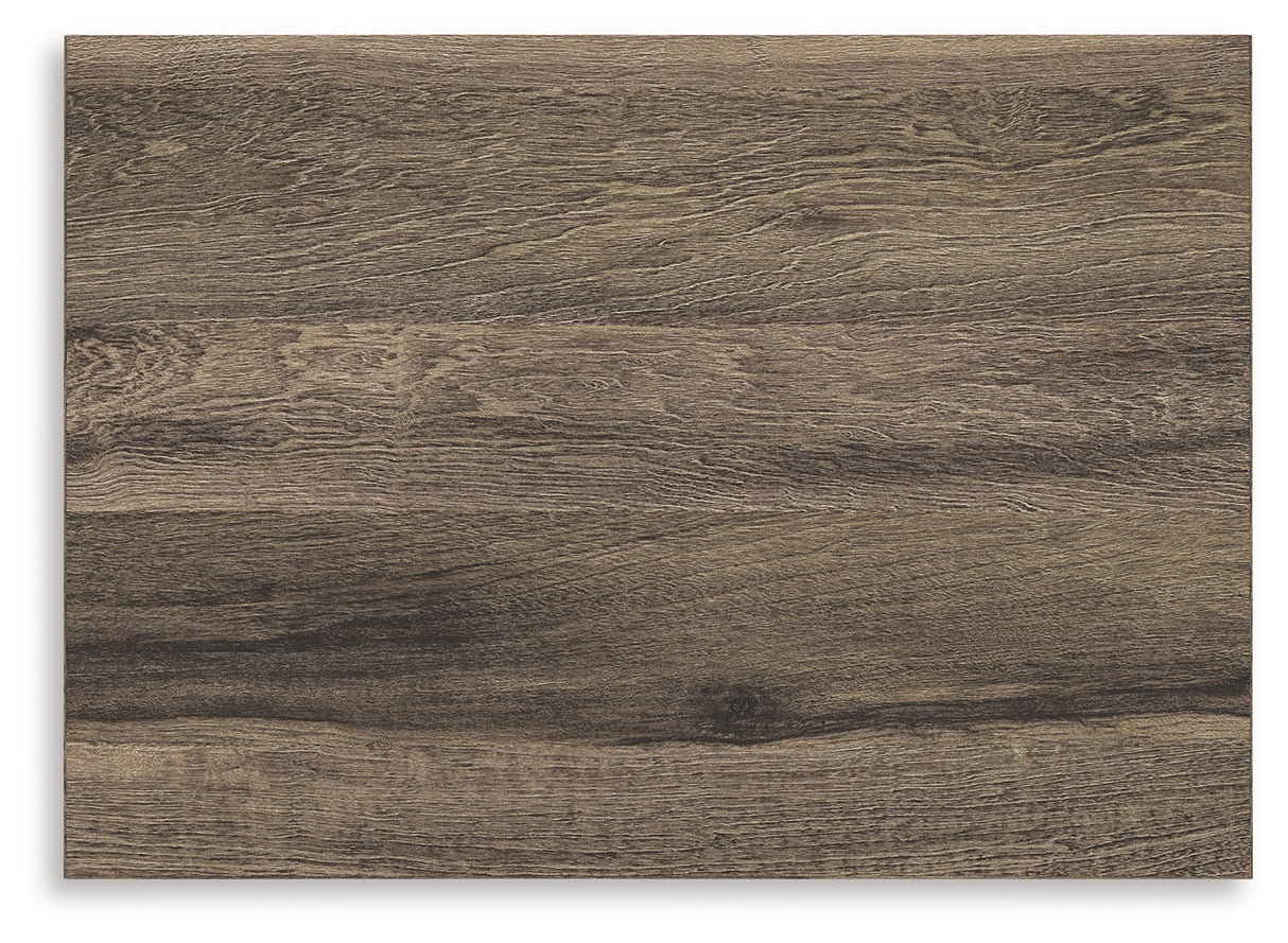 Elbrim King Panel Storage Bed, Chest and Nightstand