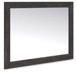 Furniture City Houma - Ashley Furniture - Hollivern Bedroom Mirror - Bedroom Mirror / Dark Gray - PCB2108-36