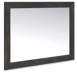 Furniture City Houma - Ashley Furniture - Hollivern Bedroom Mirror - Bedroom Mirror / Dark Gray - PCB2108-36