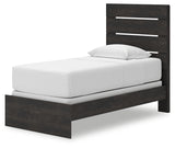 Hollivern Twin Panel Bed, Dresser and Mirror