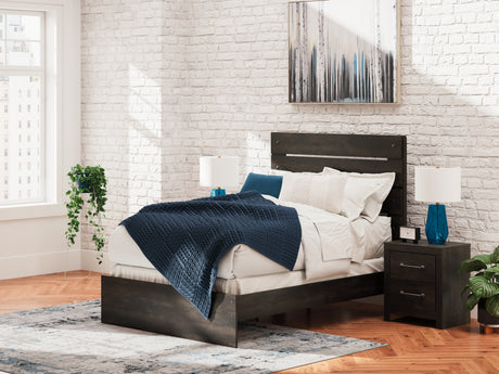 Furniture City Houma - Ashley Furniture - Hollivern Full Panel Bed - Full Panel Bed / Dark Gray - PCB2108B12