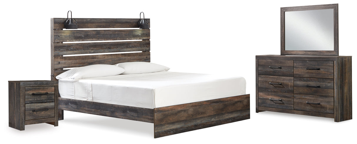 Drystan King Panel Bed