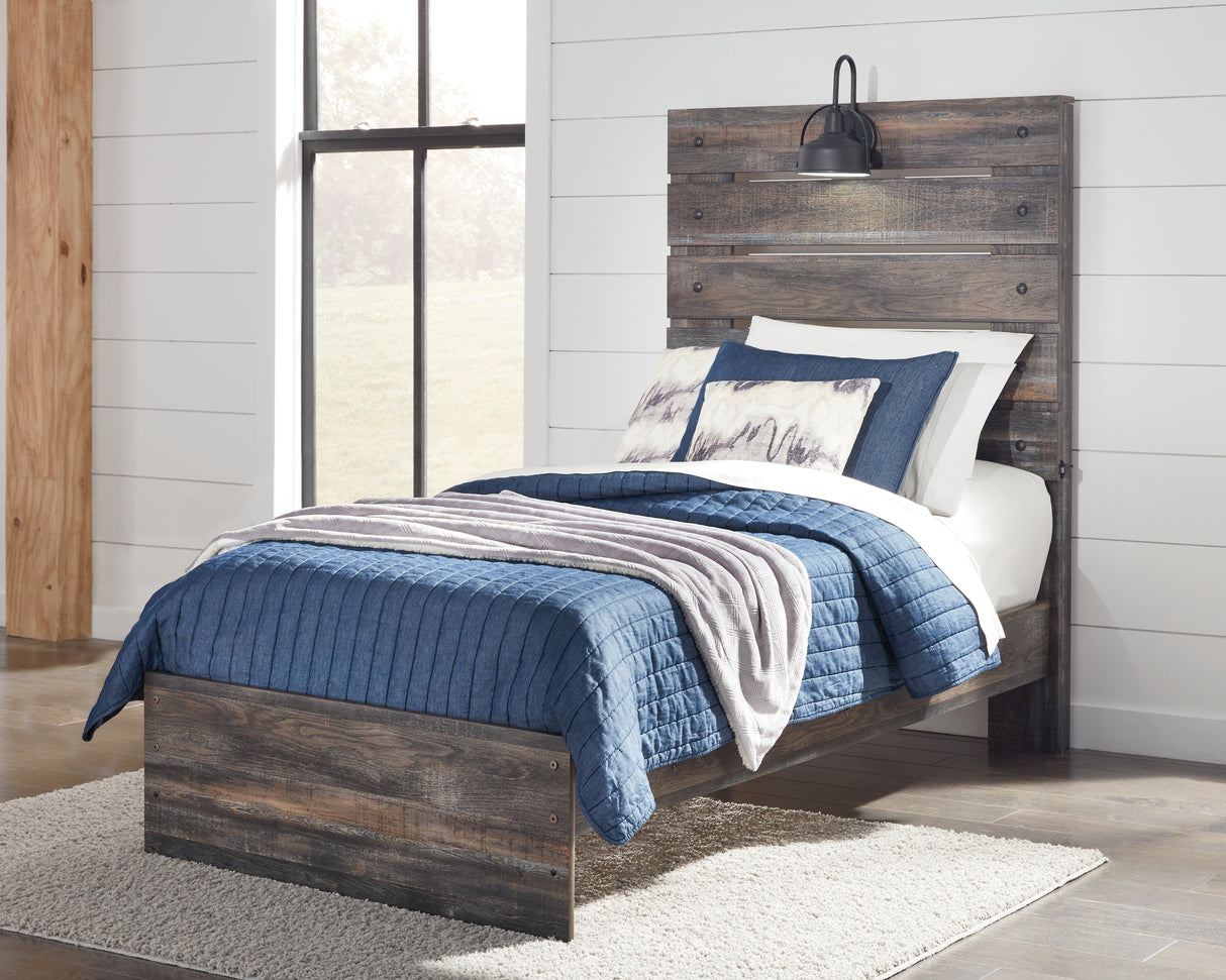 Drystan Twin Panel Bed, Dresser and Nightstand