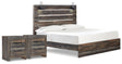 Furniture City Houma - Ashley Furniture - Drystan King Panel Bed and 2 Nightstands - King Panel Bed and 2 Nightstands - B211B93