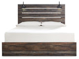 Drystan King Panel Bed and 2 Nightstands
