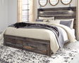 Furniture City Houma - Ashley Furniture - Drystan King Panel Bed with 2 Storage Drawers - King Panel Bed with 2 Storage Drawers - B211B55
